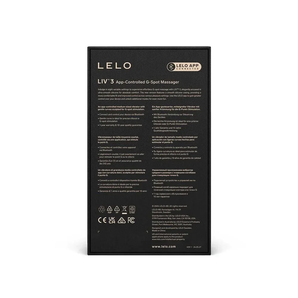 Вібратор LELO Liv 3 6 Вібратор LELO Liv 3 - Зображення 4