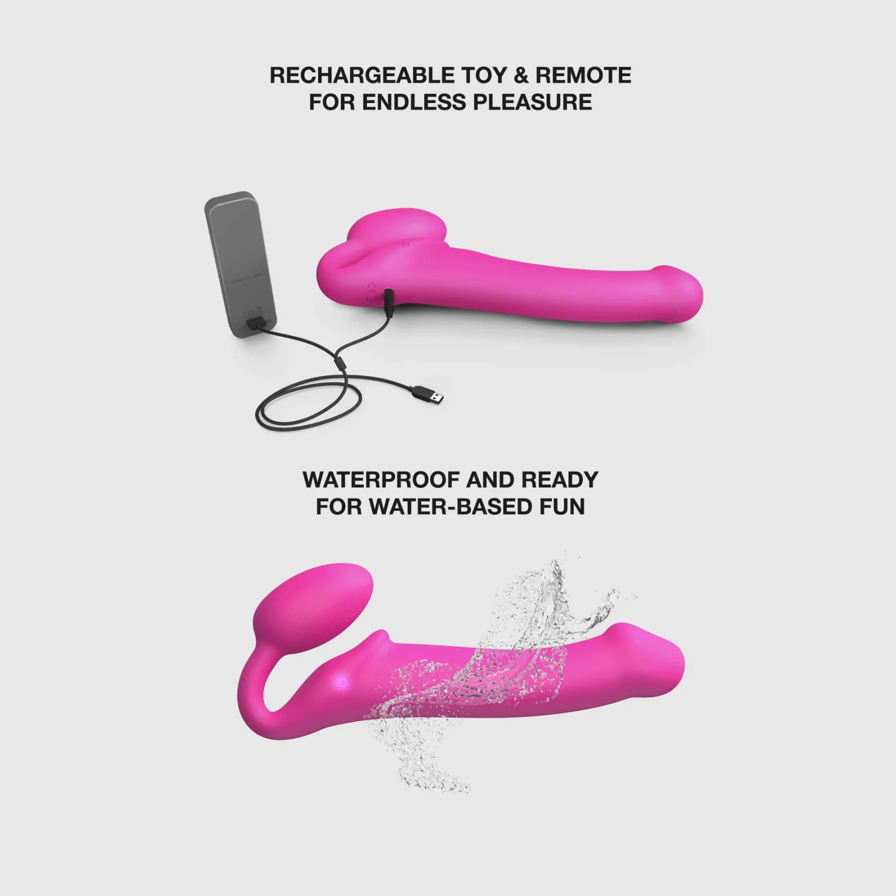 Безремінний страпон з вібрацією Strap-On-Me Vibrating Fuchsia 6 Безремінний страпон з вібрацією Strap-On-Me Vibrating Fuchsia - Зображення 4