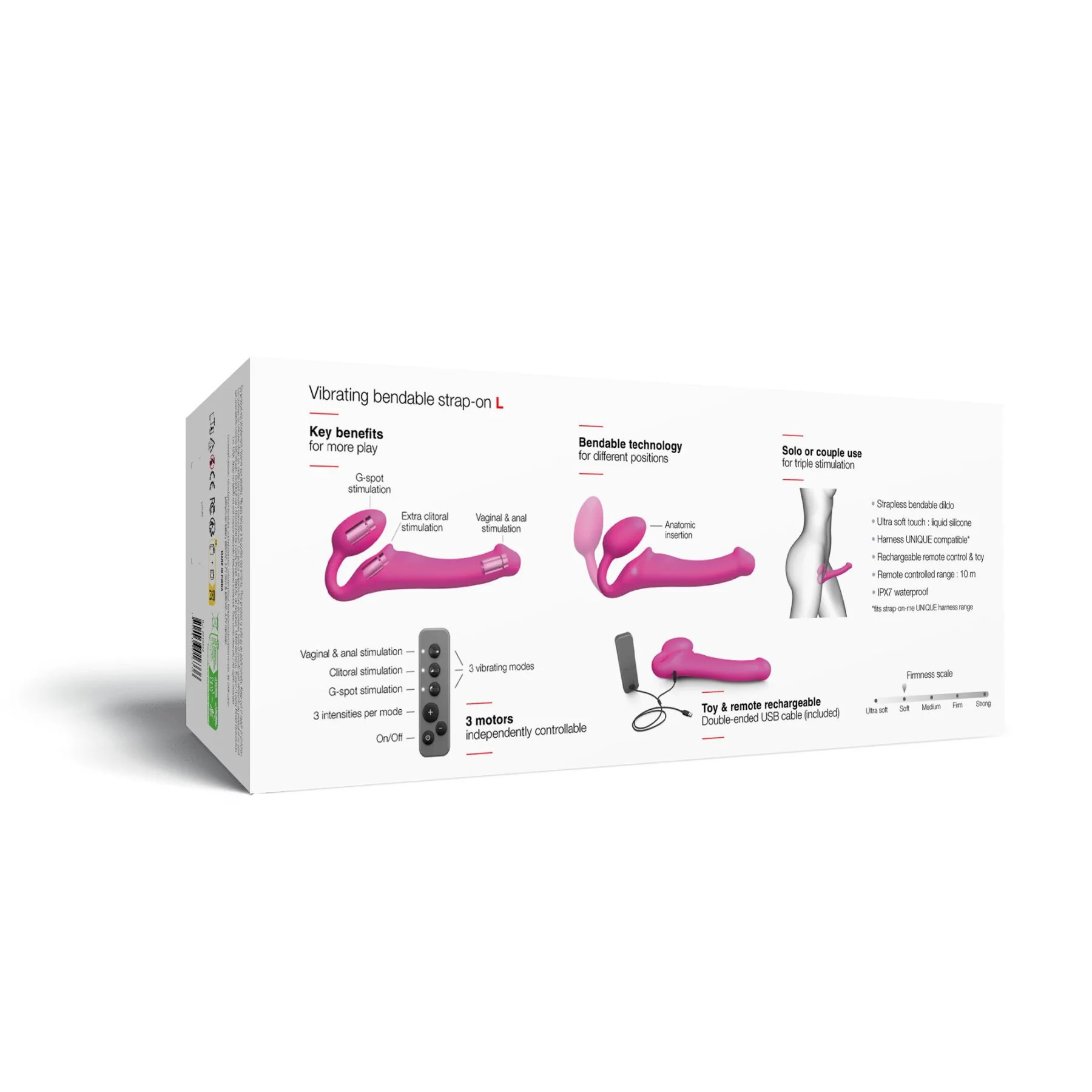 Безремінний страпон з вібрацією Strap-On-Me Vibrating Fuchsia 9 Безремінний страпон з вібрацією Strap-On-Me Vibrating Fuchsia - Зображення 7