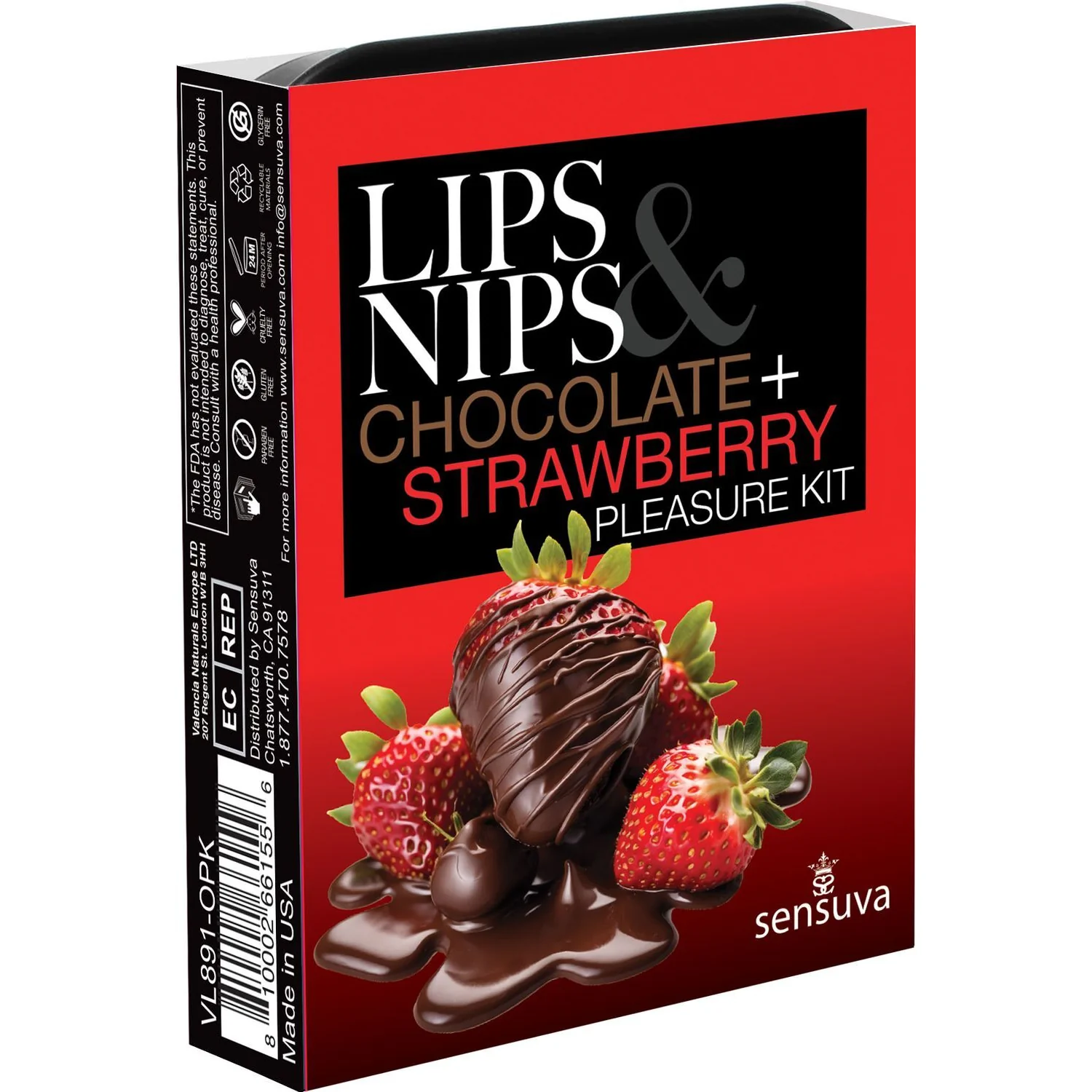 Подарунковий набір Sensuva Lips & Nips Pleasure Kit - Chocolate Strawberry 2 x 4г 3 Подарунковий набір Sensuva Lips & Nips Pleasure Kit - Chocolate Strawberry 2 x 4г