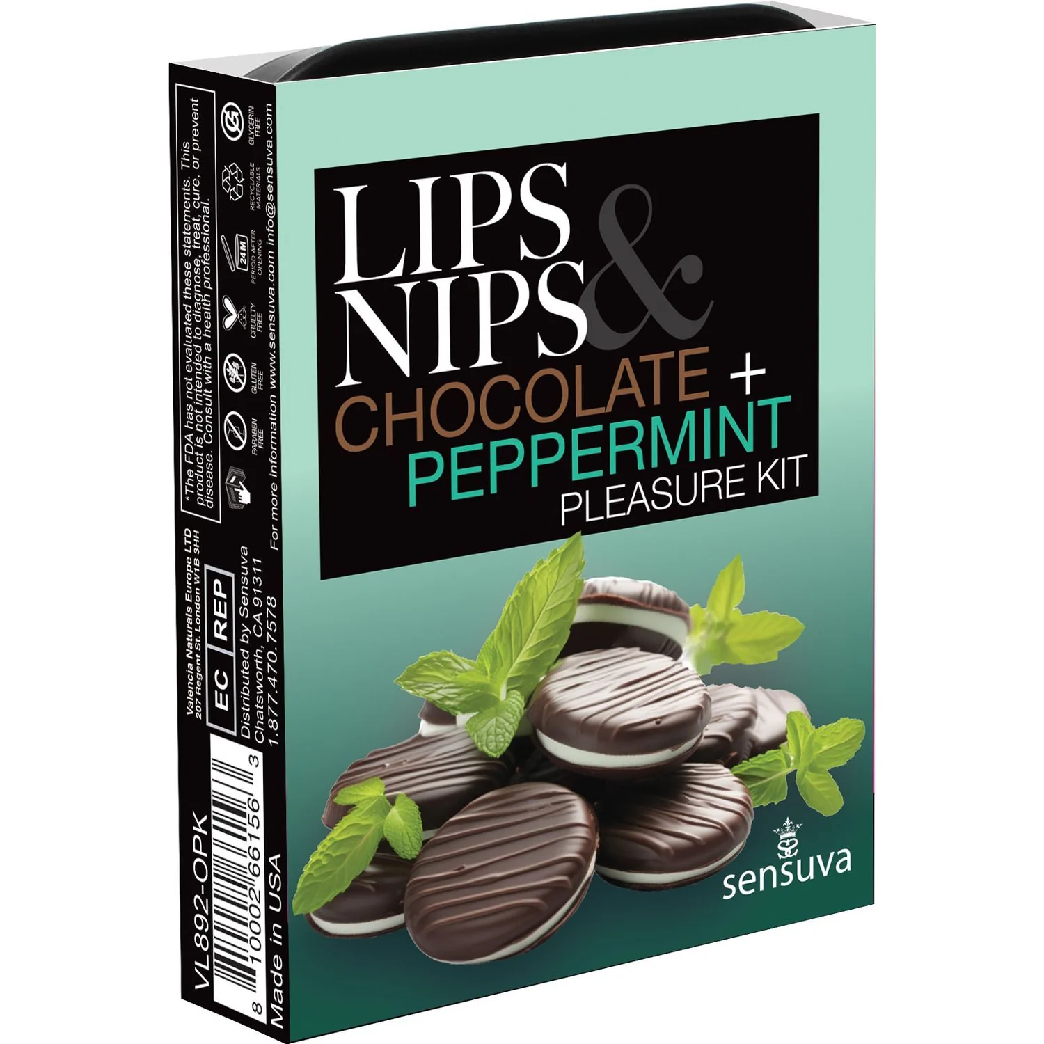Подарунковий набір Sensuva Lips & Nips Pleasure Kit - Chocolate Peppermint 2 x 4г 3 Подарунковий набір Sensuva Lips & Nips Pleasure Kit - Chocolate Peppermint 2 x 4г
