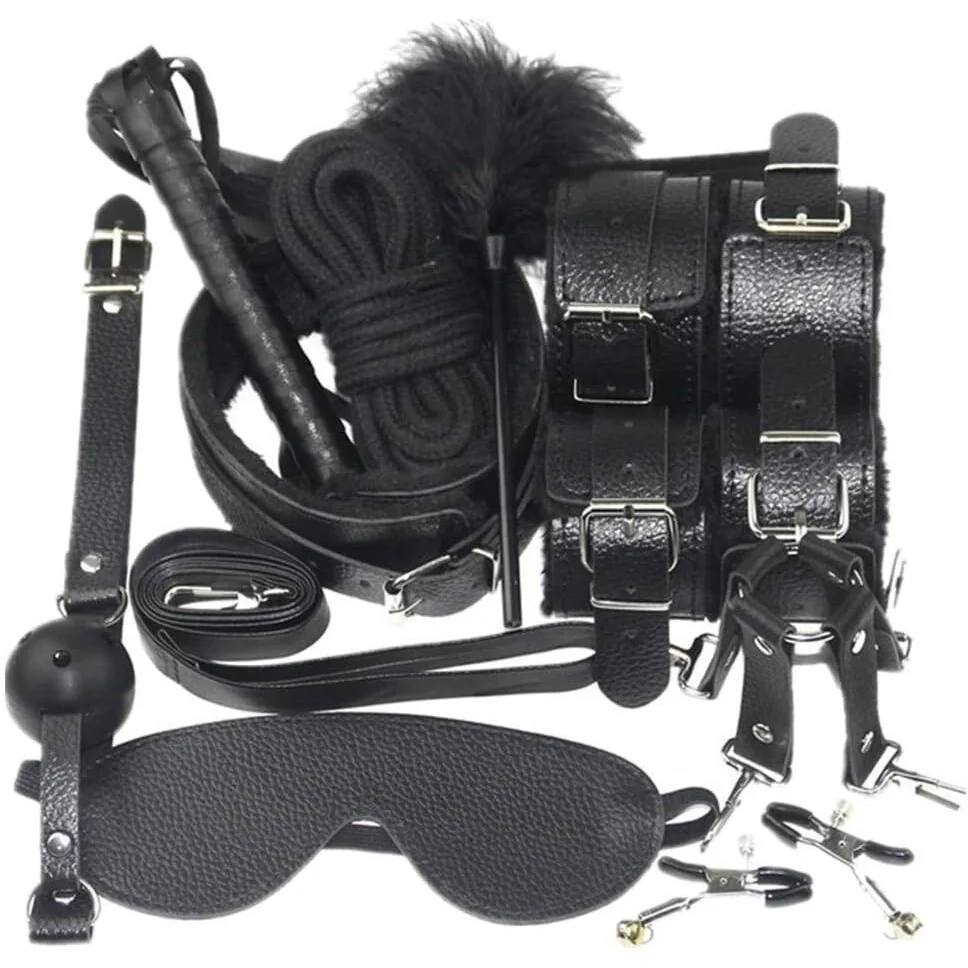 Набір для BDSM JSY KB80608 Black 3 Набір для BDSM JSY KB80608 Black