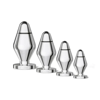 Зображення Металева анальна пробка Mystim Big John для електростимулятора, діаметр 6,5 см