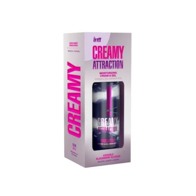 Зображення Зволожувальний крем-гель 2в1 Intt Creamy Attraction Blackberry 100мл для всього тіла, смак ожини