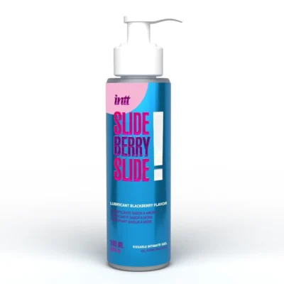 Лубрикант Intt Slide Berry Slide! (100 мл) на водній основі, зі смаком ожини