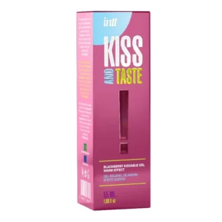 Масажний гель Intt KISS AND TASTE! (55 мл) зі смаком ожини - Зображення 3
