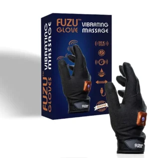 Alternative view of Віброрукавичка (права) FUZU Gloves Vibrating Massage Right Hand, 11 режимів