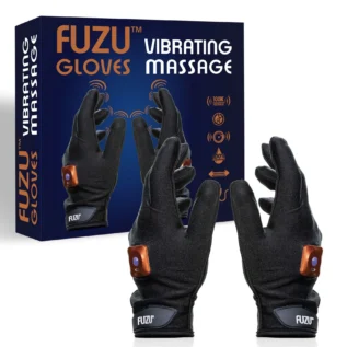 Alternative view of Віброрукавички (пара) FUZU Gloves Vibrating Massage Two Hands, 11 режимів