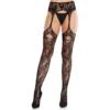 Зображення Колготки Leg Avenue Net Stockings with Attached Garter Belt One Size