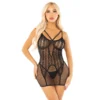 Зображення Бодістокінг Leg Avenue Heart Net Mini Dress One Size Black