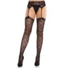 Зображення Колготки-панчохи Leg Avenue Heart Garterbelt Stockings One Size