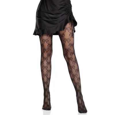 Зображення Колготки Leg Avenue Bow Net Tights One Size