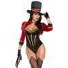 Костюм циркачки Leg Avenue Ravishing Ringmaster Bodysuit