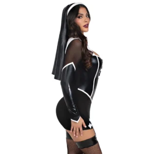 Зображення Костюм черниці Leg Avenue Holy Hottie Dress