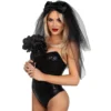 Зображення Фата нареченої Leg Avenue Tiered bridal veil O/S Black