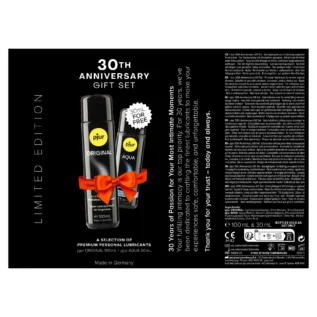Ювілейний набір лубрикантів pjur 30th Anniversary Gift Set: Original 100 мл та Aqua 30 мл 12 Зображення Ювілейний набір лубрикантів pjur 30th Anniversary Gift Set: Original 100 мл та Aqua 30 мл