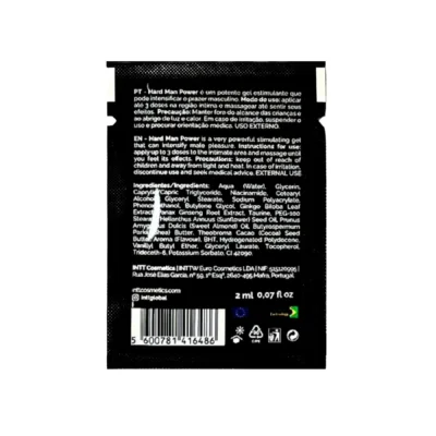 Alternative view of Пробник стимулювального гелю для пеніса Intt Hard Man Power (2 мл)