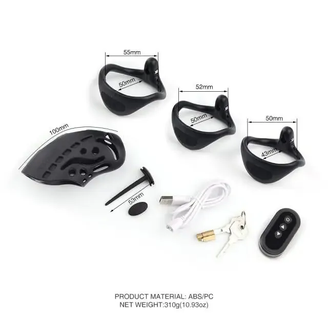 Клітка для члена з електростимуляцією LOCKINK SEVANDA Nautilus Estim Chastity Cage 10 Клітка для члена з електростимуляцією LOCKINK SEVANDA Nautilus Estim Chastity Cage - Зображення 8
