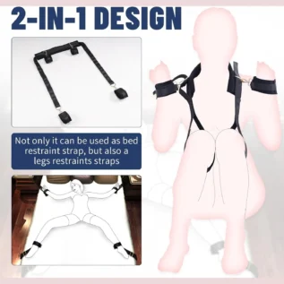 Alternative view of БДСМ-набір LOCKINK YEAHWOW Bed Restraint set