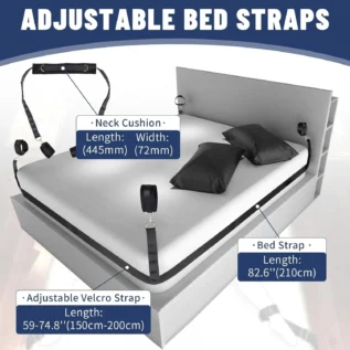 БДСМ-набір LOCKINK YEAHWOW Bed Restraint set 12 Зображення БДСМ-набір LOCKINK YEAHWOW Bed Restraint set