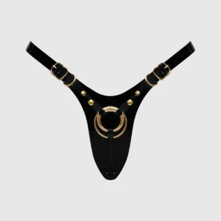 Alternative view of Трусики для страпона Strap-On-Me Leatherette Harness Fabulous - One Size - Глянцевий