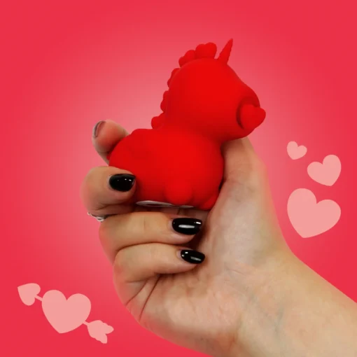 Вібратор-єдиноріжка Unihorn - Cupid's Beau, масажувальний язичок-сердечко - Зображення 12