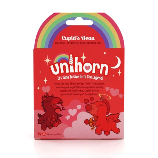 Вібратор-єдиноріжка Unihorn - Cupid's Beau, масажувальний язичок-сердечко - Зображення 7