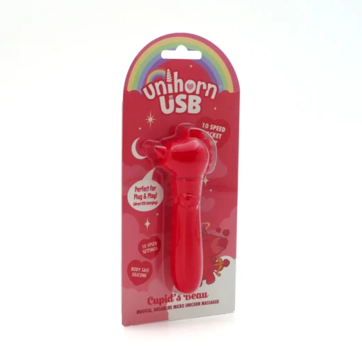 Вібратор-єдиноріжка Unihorn USB Bullet - Cupid's Beau, віброкуля, USB-зарядка - Зображення 4
