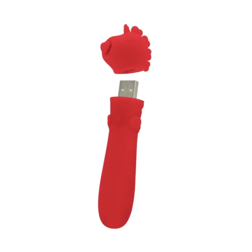 Вібратор-єдиноріжка Unihorn USB Bullet - Cupid's Beau, віброкуля, USB-зарядка - Зображення 2