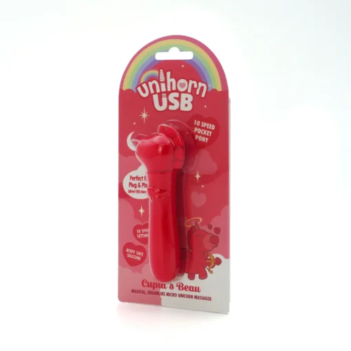 Вібратор-єдиноріжка Unihorn USB Bullet - Cupid's Beau, віброкуля, USB-зарядка - Зображення 3
