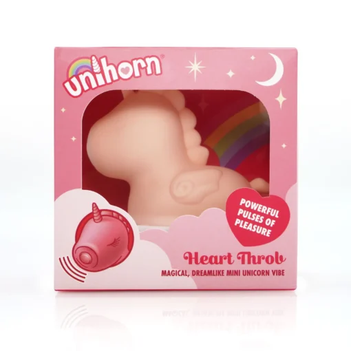 Вібратор-єдиноріжка Unihorn - Heart Throb, з пульсацією - Зображення 5