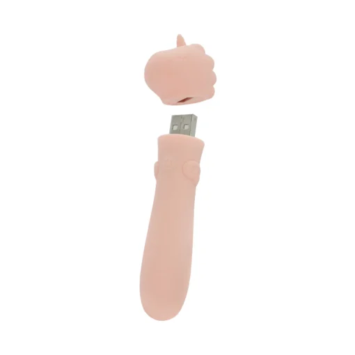 Вібратор-єдиноріжка Unihorn USB Bullet - Heart Throb, віброкуля, USB-зарядка - Зображення 2