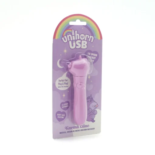 Вібратор-єдиноріжка Unihorn USB Bullet - Karma Lilac, віброкуля, USB-зарядка - Зображення 4