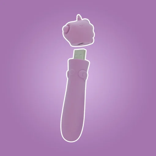 Вібратор-єдиноріжка Unihorn USB Bullet - Karma Lilac, віброкуля, USB-зарядка - Зображення 8