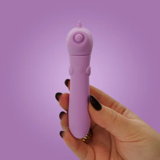 Вібратор-єдиноріжка Unihorn USB Bullet - Karma Lilac, віброкуля, USB-зарядка - Зображення 7