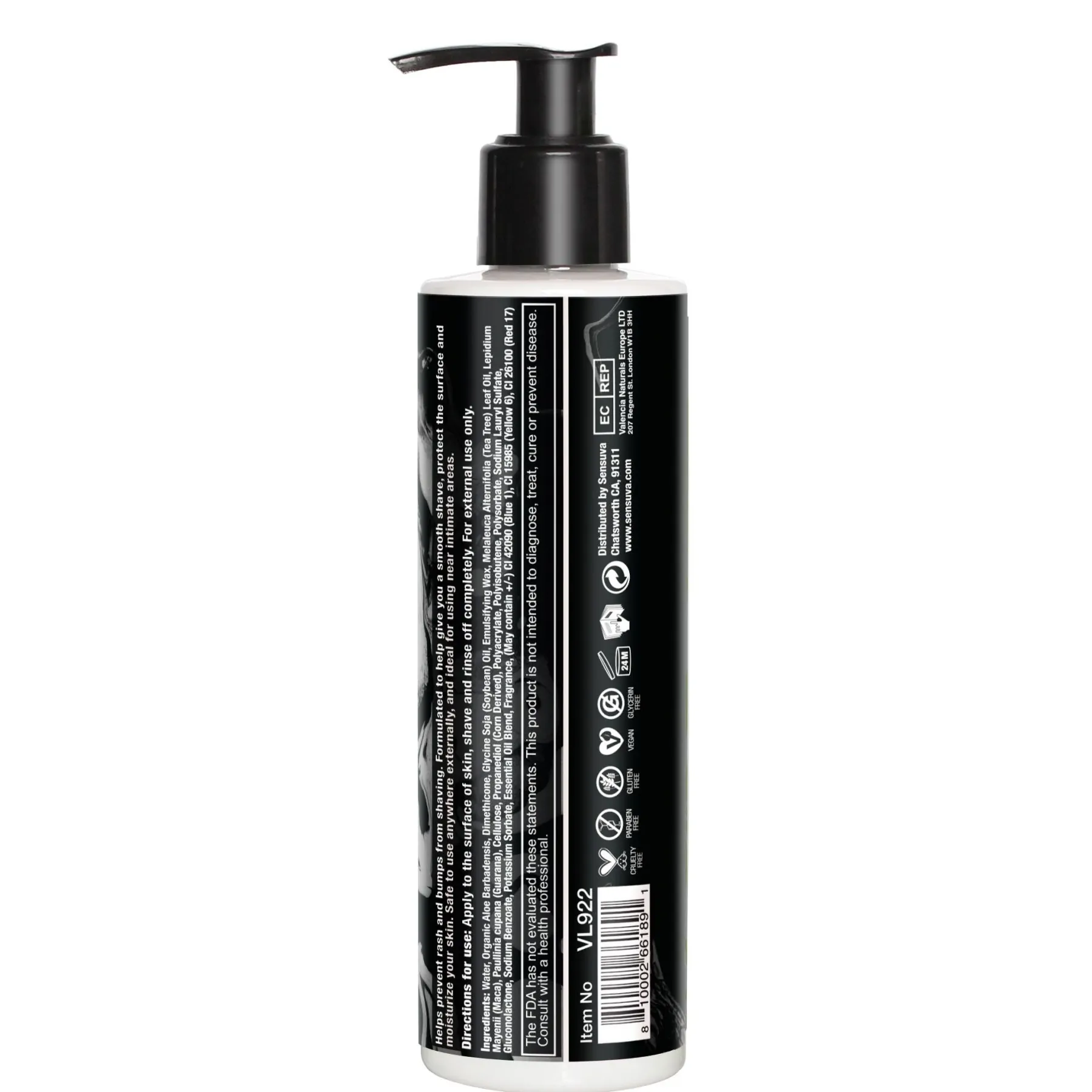Крем для гоління Sensuva ELXYR Shaving Cream - Dark Temptations (236 мл) 4 Крем для гоління Sensuva ELXYR Shaving Cream - Dark Temptations (236 мл) - Зображення 2