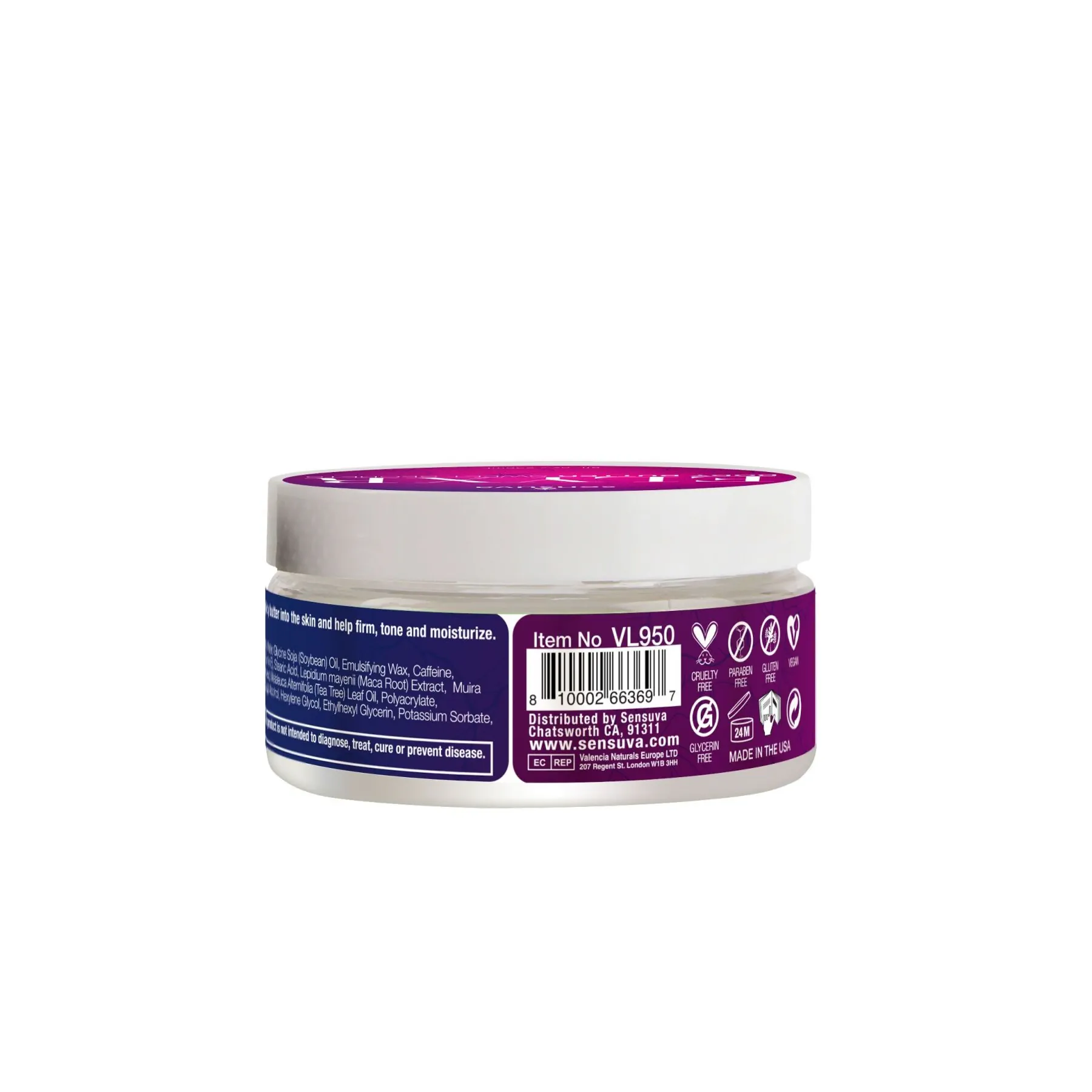 Батер для тіла Sensuva Body Butter - Sweet Secrets (236 мл) 4 Батер для тіла Sensuva Body Butter - Sweet Secrets (236 мл) - Зображення 2