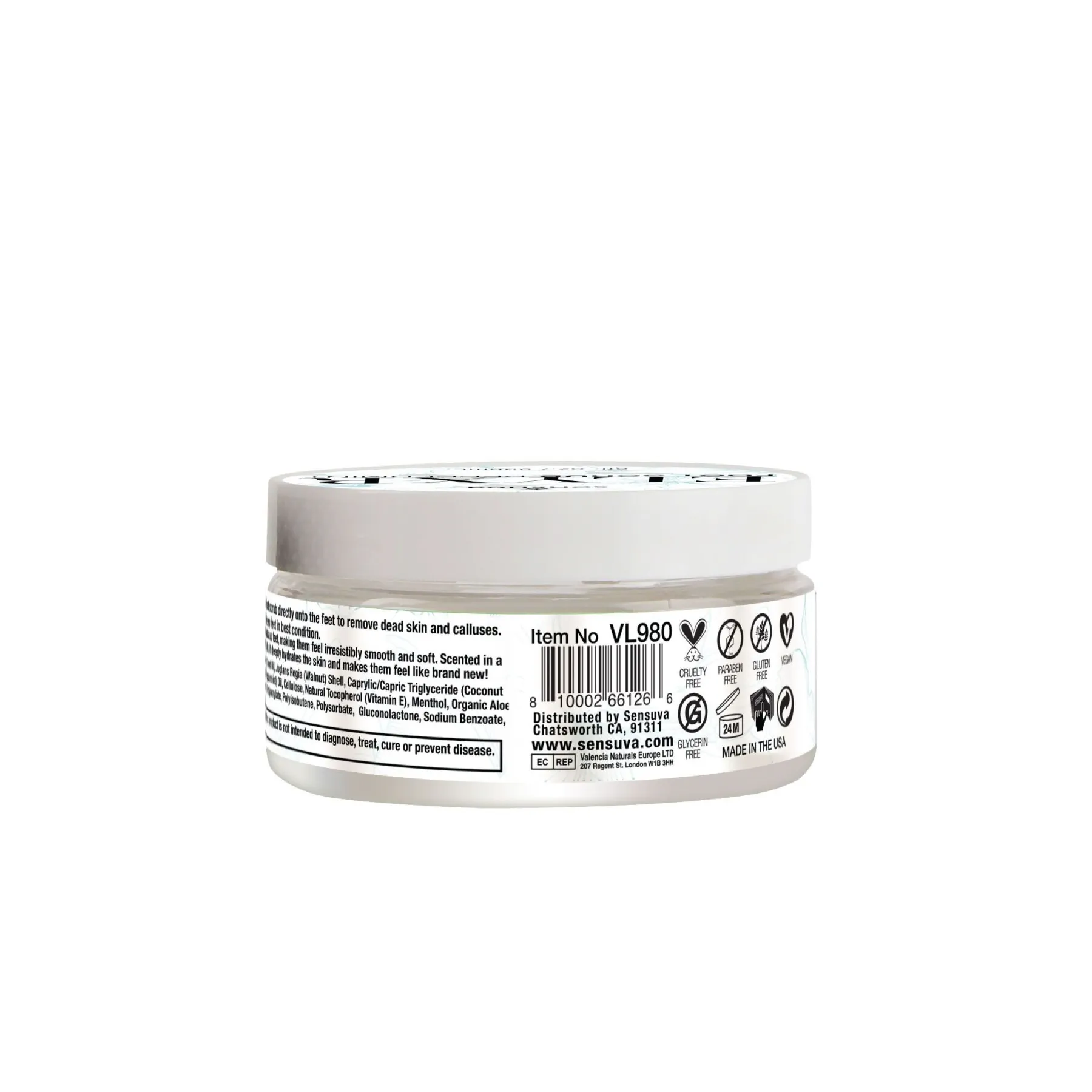 Скраб для ніг Sensuva ELXYR Foot Scrub Peppermint (236 мл) 4 Скраб для ніг Sensuva ELXYR Foot Scrub Peppermint (236 мл) - Зображення 2