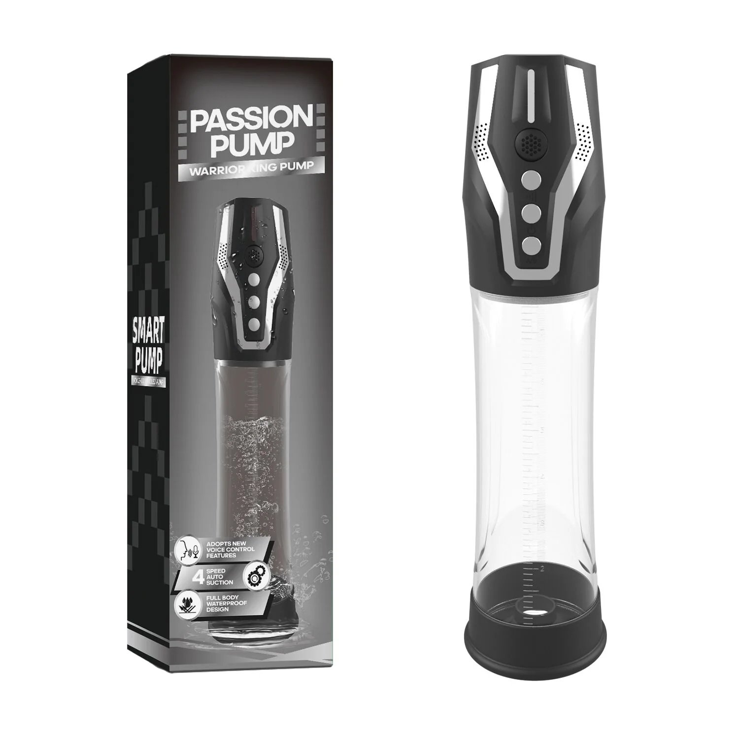 Автоматична вакуумна помпа Men Powerup Passion Pump 12 Автоматична вакуумна помпа Men Powerup Passion Pump