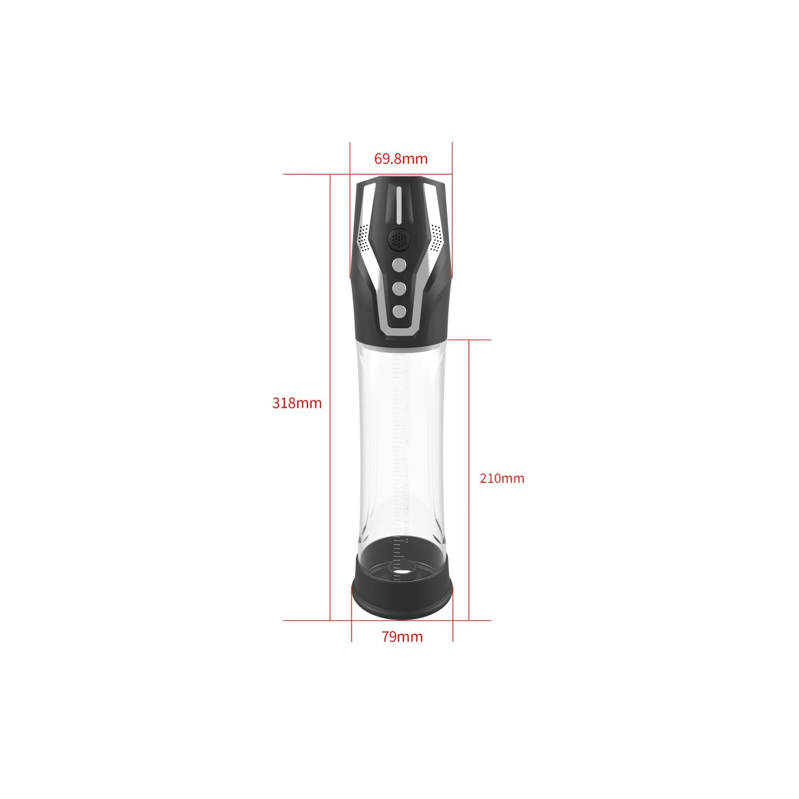 Автоматична вакуумна помпа Men Powerup Passion Pump 14 Автоматична вакуумна помпа Men Powerup Passion Pump - Зображення 3