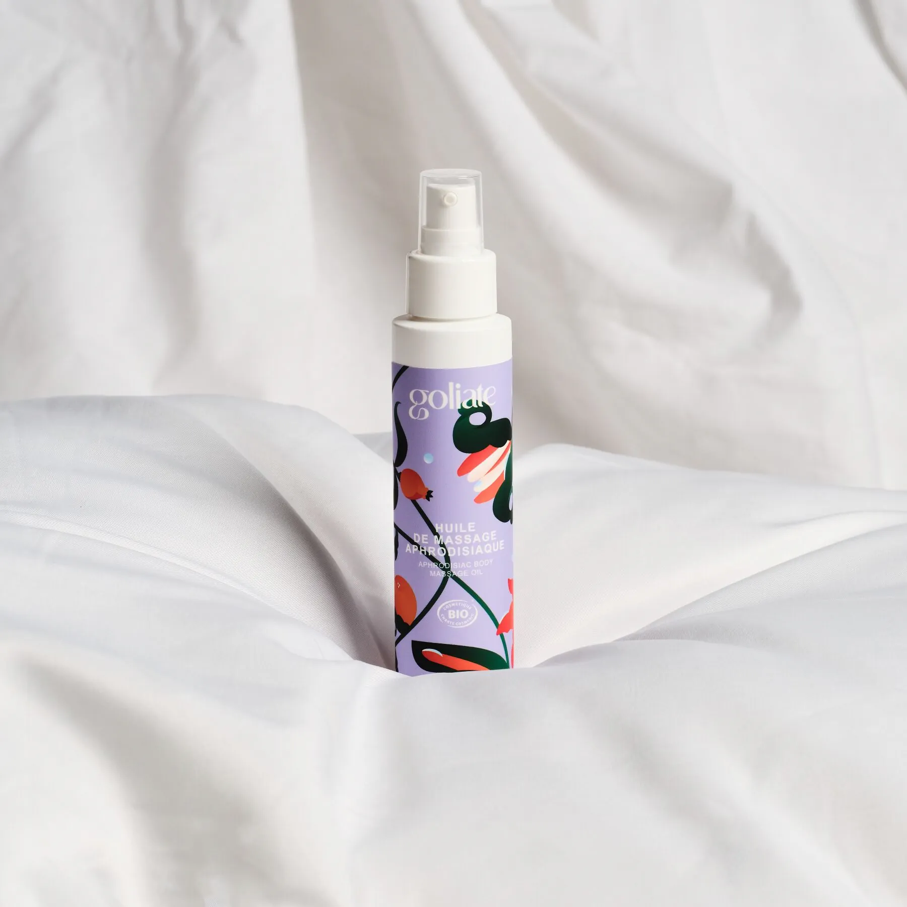 Масажна олія Goliate Huile De Massage Aphrodisiaque 100 мл, органічна, зігрівальний ефект 4 Масажна олія Goliate Huile De Massage Aphrodisiaque 100 мл, органічна, зігрівальний ефект - Зображення 2
