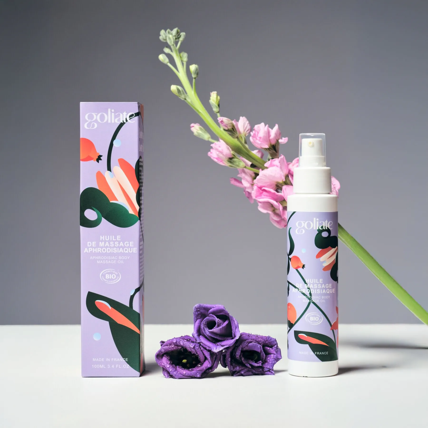 Масажна олія Goliate Huile De Massage Aphrodisiaque 100 мл, органічна, зігрівальний ефект 9 Масажна олія Goliate Huile De Massage Aphrodisiaque 100 мл, органічна, зігрівальний ефект - Зображення 7