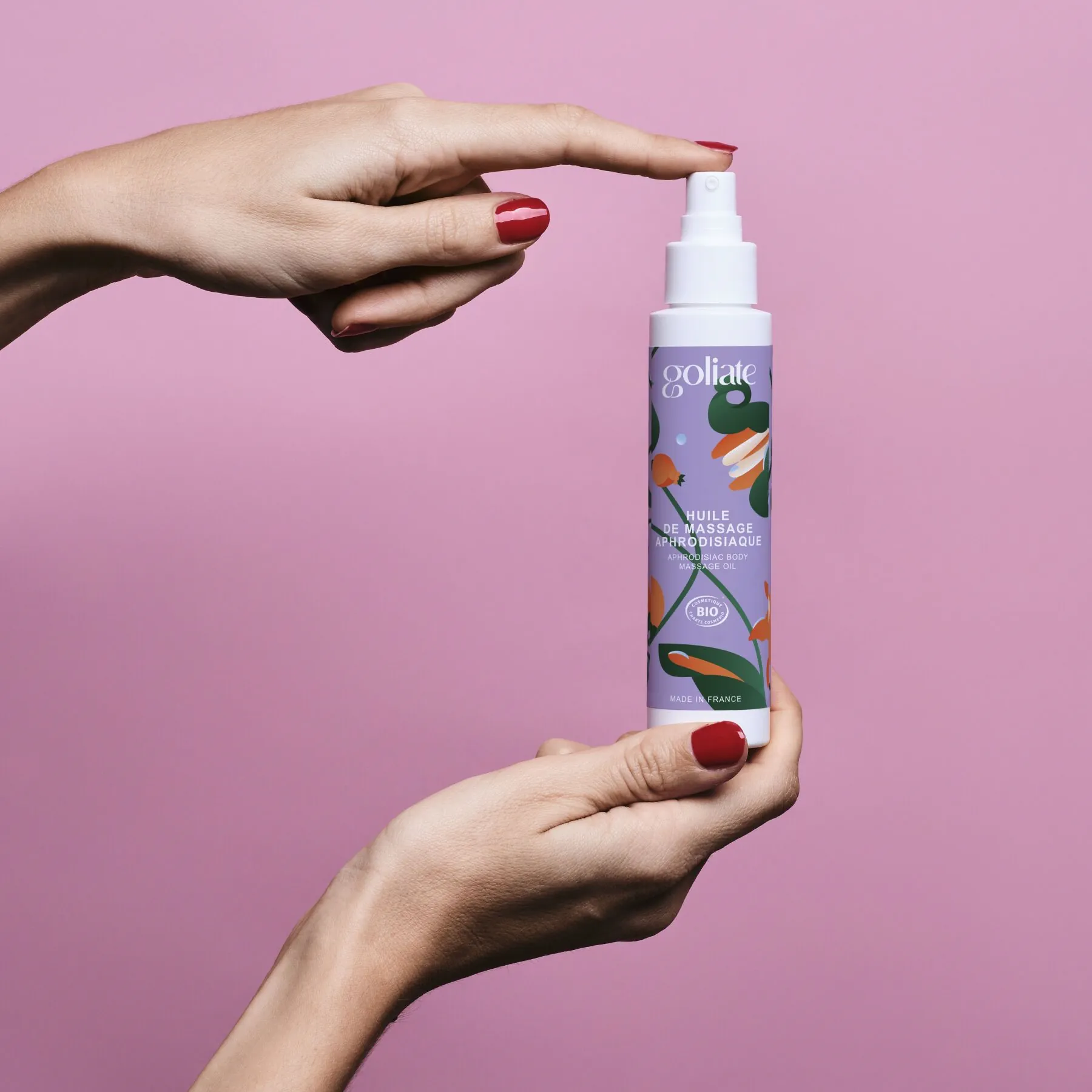 Масажна олія Goliate Huile De Massage Aphrodisiaque 100 мл, органічна, зігрівальний ефект 14 Масажна олія Goliate Huile De Massage Aphrodisiaque 100 мл, органічна, зігрівальний ефект - Зображення 12