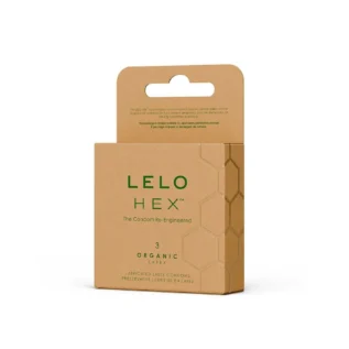 Alternative view of Презервативи LELO HEX Condoms Organic 3 Pack, тонкі та суперміцні