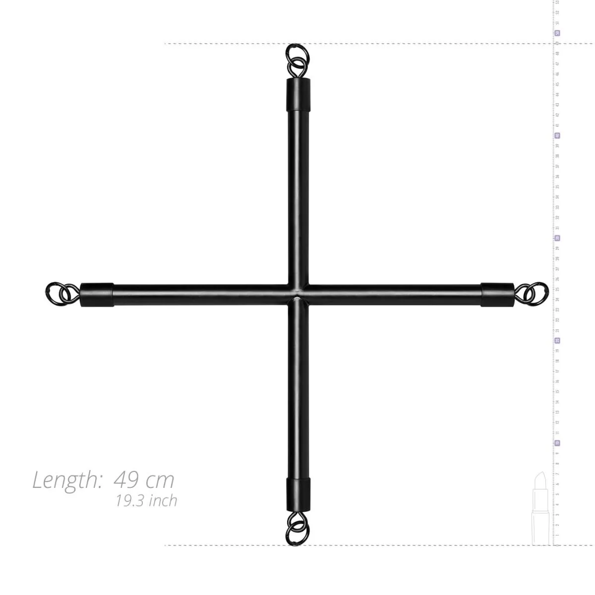 Хрестовина Bedroom Fantasies Hog Tie Cross Bar With Cuffs 5 Хрестовина Bedroom Fantasies Hog Tie Cross Bar With Cuffs - Зображення 3