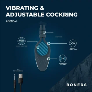 Ерекційне кільце Boners Adjustable Cockring 25 Зображення Ерекційне кільце Boners Adjustable Cockring