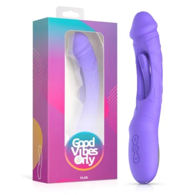 Зображення Вібратор Good Vibes Only - Flax Vibrating Dildo with G-Spot Stimulator