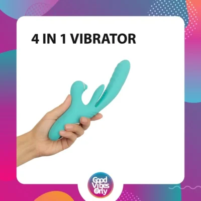 Зображення Вібратор-кролик Good Vibes Only - Lisa Thrusting Rabbit Vibrator with G-Spot Stimulator