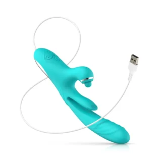 Зображення Вібратор-кролик Good Vibes Only - Lisa Thrusting Rabbit Vibrator with G-Spot Stimulator