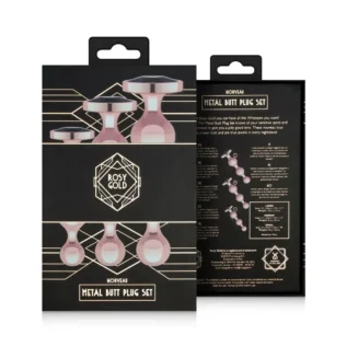 Набір анальних іграшок Rosy Gold - Metal Butt Plug Set 3 Pieces 19 Набір анальних іграшок Rosy Gold - Metal Butt Plug Set 3 Pieces - Зображення 9